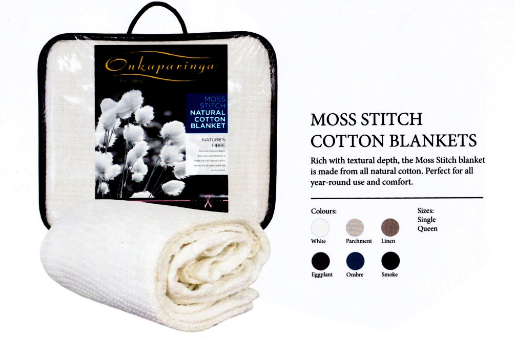 SUMMER Soft cool COTTON MOSS STITCH Blankets - Click Image to Close